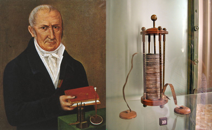 Bateria e Alessandro Volta